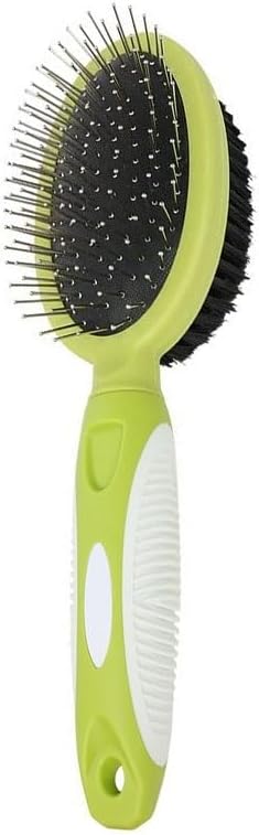 Dog Cat Comb Double-Sided Steel Needle Combs Pet Grooming Combs Brush for Short Long Hair Dematting Comb Pet Supplies Dematting Tools - Green