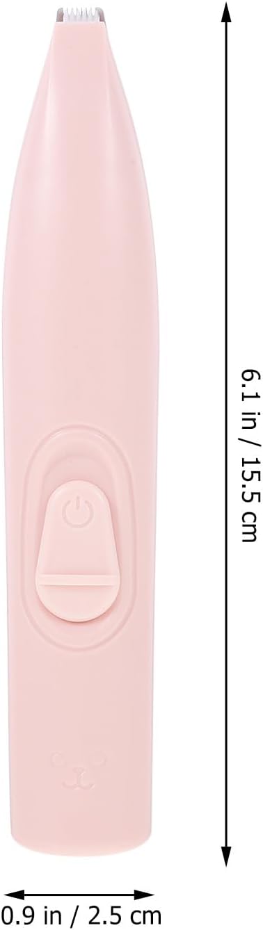 Dog Paw Trimmer Cat Claw Trimmer Low Noise Pet Hair Clippers for Small Dogs and Cats Grooming Supplies Peach Pink