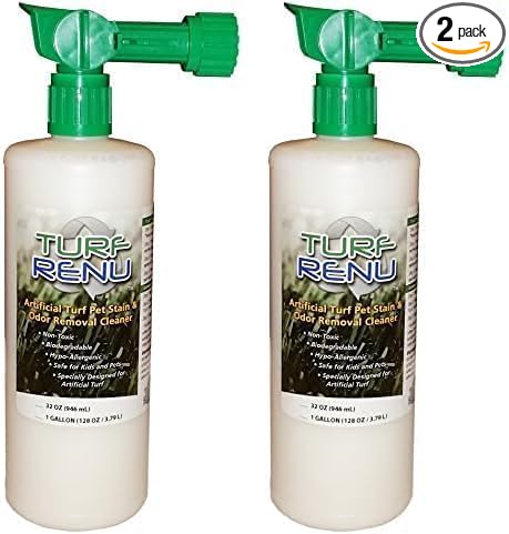 Tr10132 Bio-Enzymatic Cleaning Solution for Synthetic/Artificial Turf and Pet Odor Control with Sprayer, 32-Ounce, 2-Pack