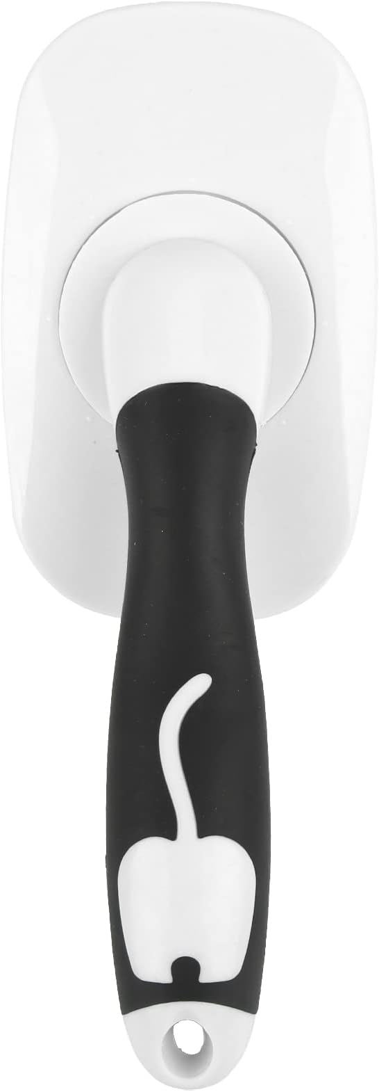 ZJchao Self Cleaning Hair Brush, 360 Degree Rotatable Cat Slicker Comb Cat Brush Dog for Shedding Pet Grooming with Stainless Steel Needle for Kitten Massage Removes Loose Fur (White)