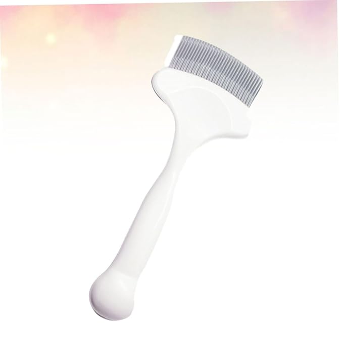 Garneck Practical Cat Grooming Comb Durable Elastic Pin Hair Detangler for Cats Removes Tangles Knots Loose Fur Safe Material for Comfortable Grooming