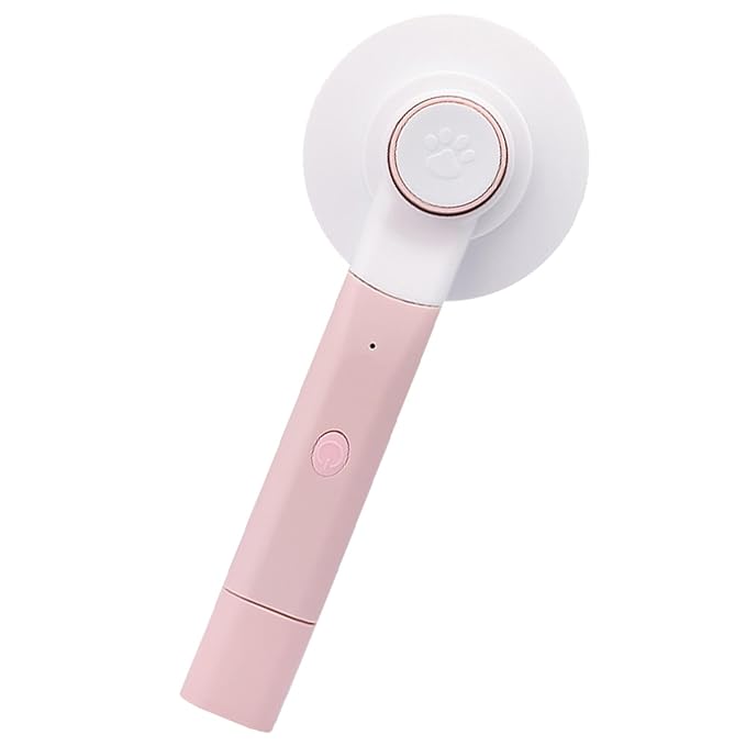 Dog Brushes for Grooming | Rechargeable Massage with Nail File - Cat Shedding Dog Hair Brush | for Long Short Hair Undercoat Removal Cleaning Bathing Dematting Indoor Home