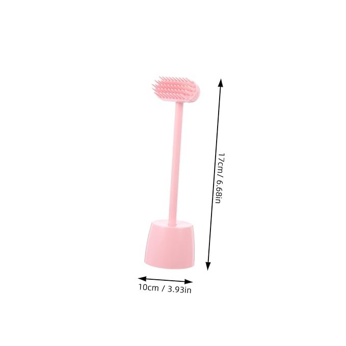 Kisangel Self-grooming Cat Brush Massage Tool for Cats Dogs Creative Hair Removal Scratch Aid Easy to Install
