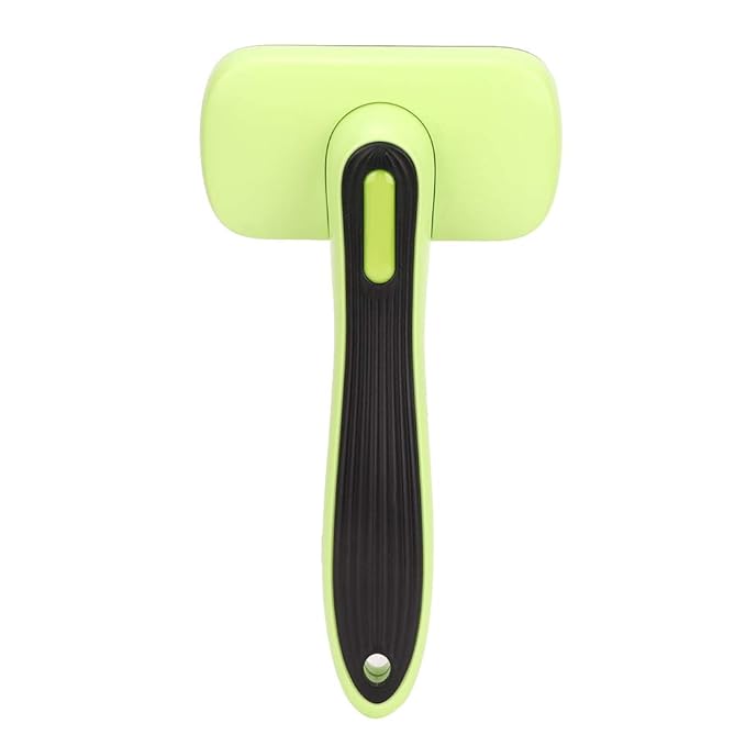 Cat Grooming Comb, Plastic Body, with Ergonomic Handle, One Button Operation for Pet Hair Removal, Suitable for Pet, Dog, Cats