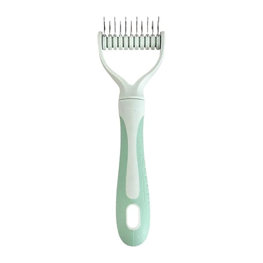 Double Side Pet Comb For Home Salon Use Effective Hair Removal Tool For Loose Hair And Undercoat Cats Grooming Tool Ergonomic Handle Brush