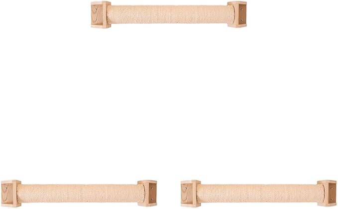 Armarkat Cat Wall Climber Series: Scratching Post W1907D, Natural Beige Medium (Pack of 3)