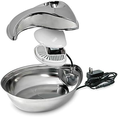 Pioneer Pet Stainless Steel Fountain Raindrop Design