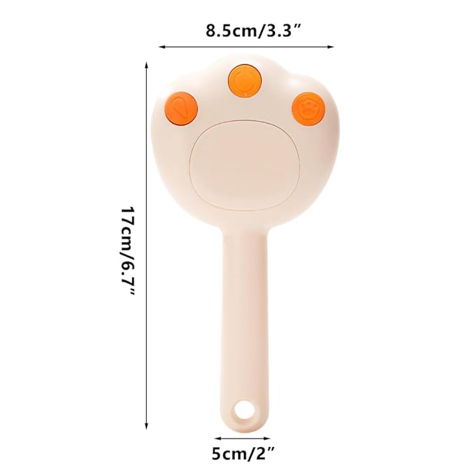Cat Steam Brush,Cat's Paw Modeling Pet Steam Groomer Comb Built-in Misting Spray for Pets Cats Dogs Shedding Haired Grooming