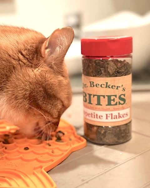 Dr. Becker's Appetite Flakes for Dogs & Cats | Food Topper with High Protein & Limited Ingredients | Meal Enhancer for Large & Small Breeds, 4.5 oz (Pack of 3)