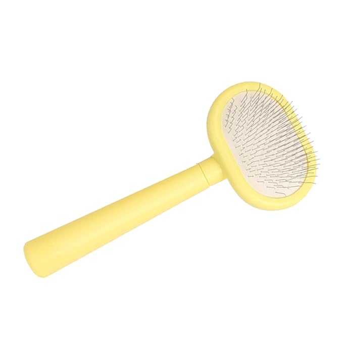 Generic Long Handle Cat Grooming Comb Pet Hair Brush for Shedding Dog Brush Teasing Comb
