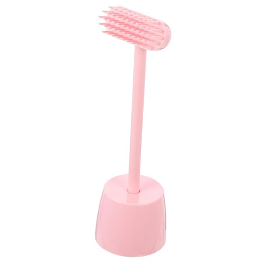 Scratch Brush for Cats Pet Massage Grooming Tool for Loose Hair Removal Convenient Corner Mounting Safe Odorless Cat Supplies Creative Design
