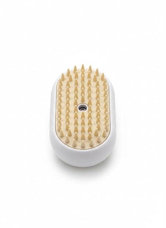 Electric Cat Massage Comb with Spray Function – Rechargeable Cat Grooming Brush for Shedding Control