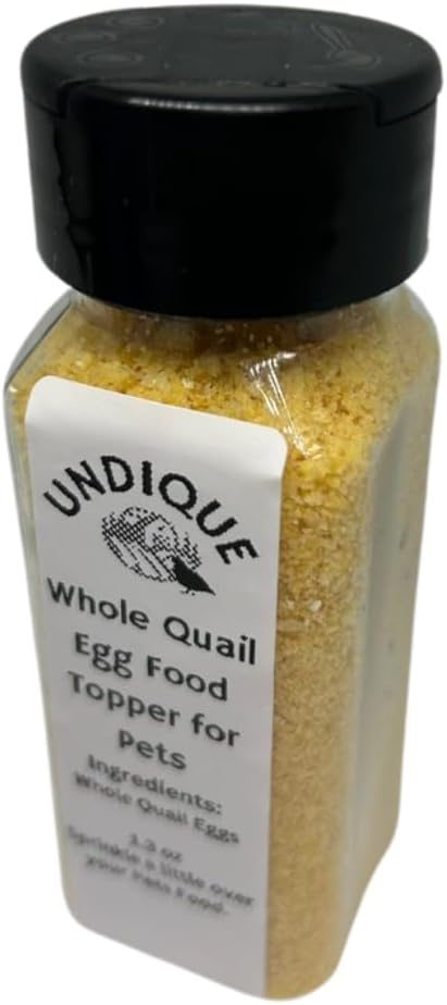 Undique Quailicious Boost Pet Food Enhancer - Healthy Dog Food Topper with Whole Quail Eggs - Pet Health Supplements for Energy, Immune Function, Shiny Coat & Skin - Omega-3 & Omega-6 Rich