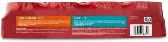 Ol's~Roys Wet Dog Food Variety Pack ~ 24 Cans ~ 5.5 Oz Each ~ Bacon Cheeseburger Flavor & Country Stew Cuts in Gravy, Complete and Balanced, Soft Texture, Small to Large Breeds, No Artificial Flavors.