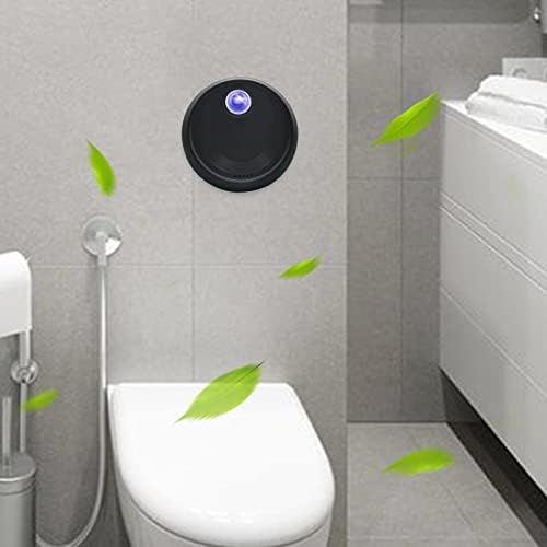 Cat Litter Odor Eliminator Air Purifier Smell Remover Smart USB Rechargeable Pet Odor Remover for Pet Litter Box, Wardrobe, Shoe Box (Black)