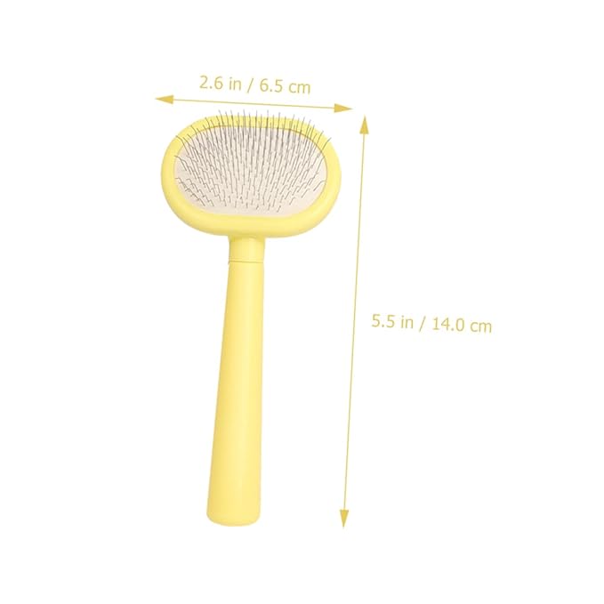 Plastic Cat Comb for Grooming and Cleaning Handled Pet Hair for and Cats Massage Effect Comfortable Handle for Shedding and Matted Fur Care
