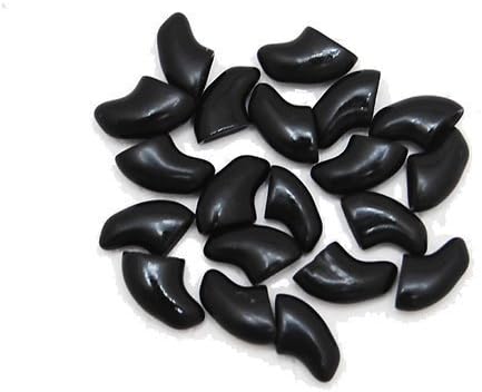 HDP Kitty or Doggy Nails Caps Size:Large Color:Black