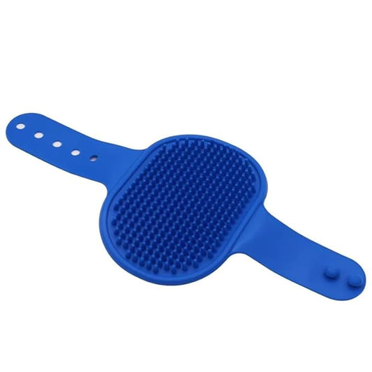 Multifunctional Silicone Pet Bath Brush – Cross-Design Cat and Dog Grooming Tool, Massage Brush for Cleaning and Shedding Control