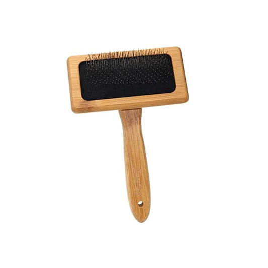 POPETPOP Wooden PET Grooming Comb Design Detangling Tool for Dogs and Cats Bamboo Handle for PET Owners and Grooming