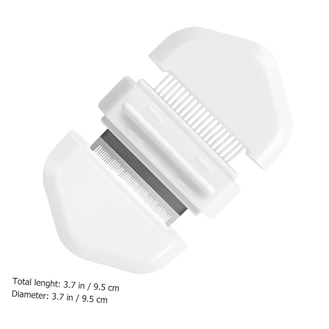 Cat Grooming Brush Pet Hair Removal Lint Brush Dog Comb Stainless Steel Bristles Ergonomic Design