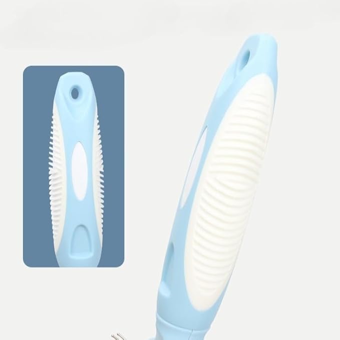 Dog Cat Comb Double-Sided Steel Needle Combs Pet Grooming Combs Brush for Short Long Hair Dematting Comb Pet Supplies Dematting Tools - Blue
