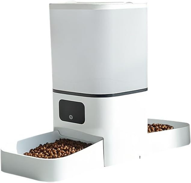 Evenwow 5G WiFi Automatic Feeder, Large Capacity 6L Timed Dry Food Dispenser for Cats and Dogs, APP Control & Anti-Clog Design for Multiple Pets