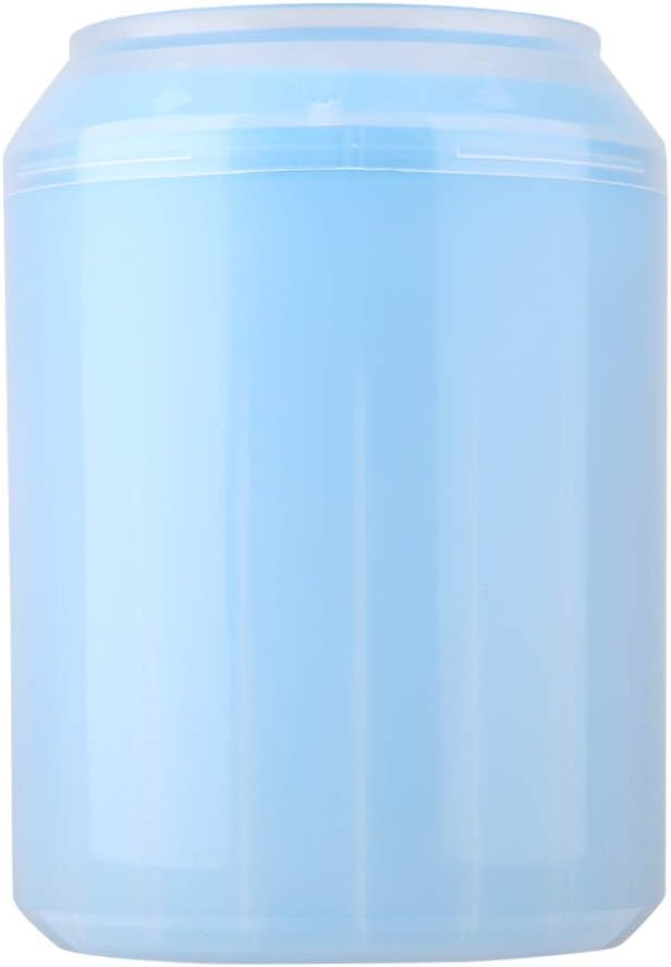 Portable Pet Paws Cleanseing Cup, Multifunctional Grooming Tool for Cats and Dogs, Rubber Silicunique, Easy to Cleanse and Use (Blue)