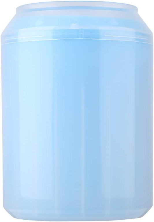 Portable Pet Paws Cleanseing Cup, Multifunctional Grooming Tool for Cats and Dogs, Rubber Silicunique, Easy to Cleanse and Use (Blue)