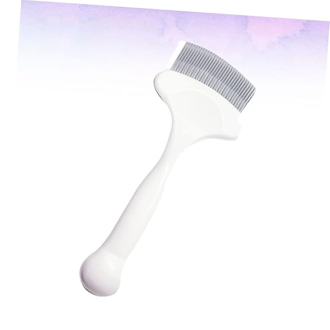 Milisten Cat Grooming Comb Elastic Pin Pet Hair Knot Cleaning Tool for Cats Easily Eliminates Tangles and Dander Material White