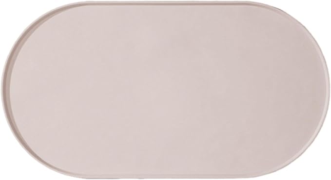 Pet Feeding Dog Food Mat Multifunctional Supplies Anti Slip Silicone Contain Spills Replace Pad Accessories Placemat, Gray