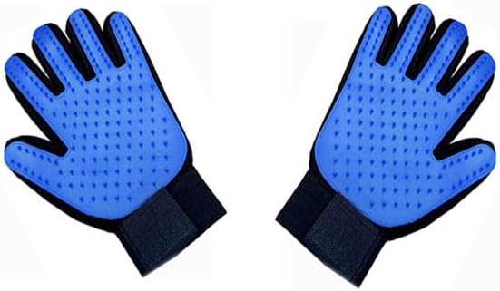 Generic Cat Grooming Glove Brush For Cats Wool Glove Pet Hair Remover Brush Comb Glove Pet Dog Cleaning Massage Glove Cat Accessories (set), Medium, A2705_23-3256804467573599_15