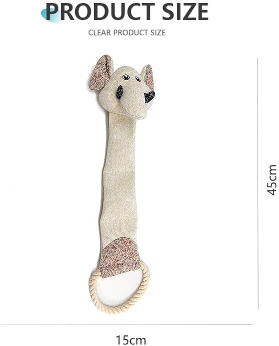 Stuffed Animals Designer Chew Plush Elephant Toy Interactive Pet Supplies Crinkle Dog Toy with Cotton Rope