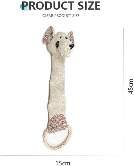 Stuffed Animals Designer Chew Plush Elephant Toy Interactive Pet Supplies Crinkle Dog Toy with Cotton Rope