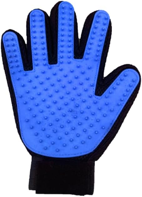 Enhanced Pet Grooming Hair Removal Massage Glove - Pair