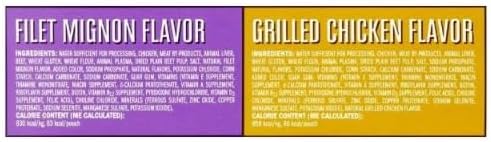Ol's~Roys Cuts in Gravy Wet Dog Food Variety Pack, Tender Morsels Filet Mignon Flavor and Tender Morsels Grilled Chicken Flavor, 3.5 Oz ~ 8 Count ~ (2 Pack)