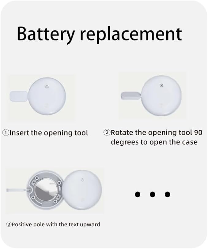 Apple Find My Tracker - Smart Bluetooth Item Finder for Keys, Wallets, Luggage | IP67 Waterproof, 1-Year Battery Life, No Subscription Required