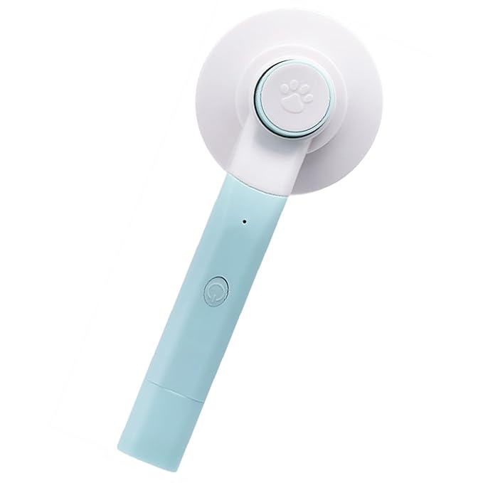 Cat Brush for Shedding,Automatic Rechargeable Massage Comb,Long Hair Dog Brush Massage Comb - for Long Short Hair Undercoat Removal Cleaning Bathing Dematting Indoor Home