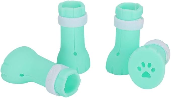 Cat Feet Covers, 4Pcs Set Cat Anti Scratch Shoes Boots Cover Bath Cat Nails Protector