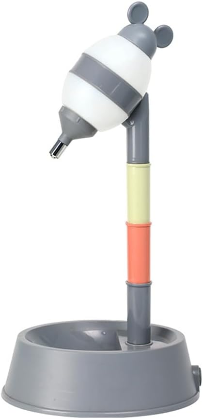 Buyter 2 in 1 Cat Feeder,Adjustable Dog Food Feeder & Water Dispenser,Pet Food Water Dish 2.2L Food and 528ML Waterer