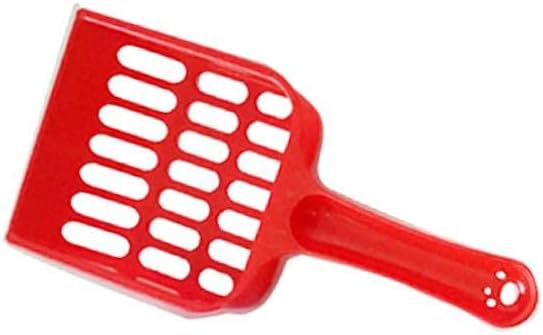 XTYPE Cat Litter Scoop Pooper Scoopers Pets Litter Sand Shovel Pet Shit Artifact Dogs Shovel Pet Cleanning Tool cat Litter Shovel (Color : Red)