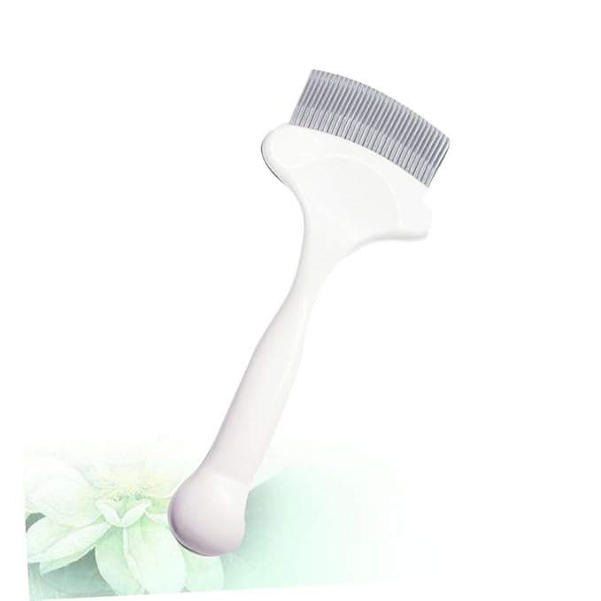Pet Cleaning Comb Cat Grooming Comb Loosens Hair Knots Safe Abs Material Elastic Pins White