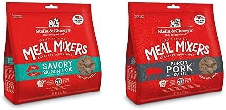 Stella & Chewy's Poultry-Free Bundle (Salmon & Cod Meal Mixers, Pork Meal Mixers)
