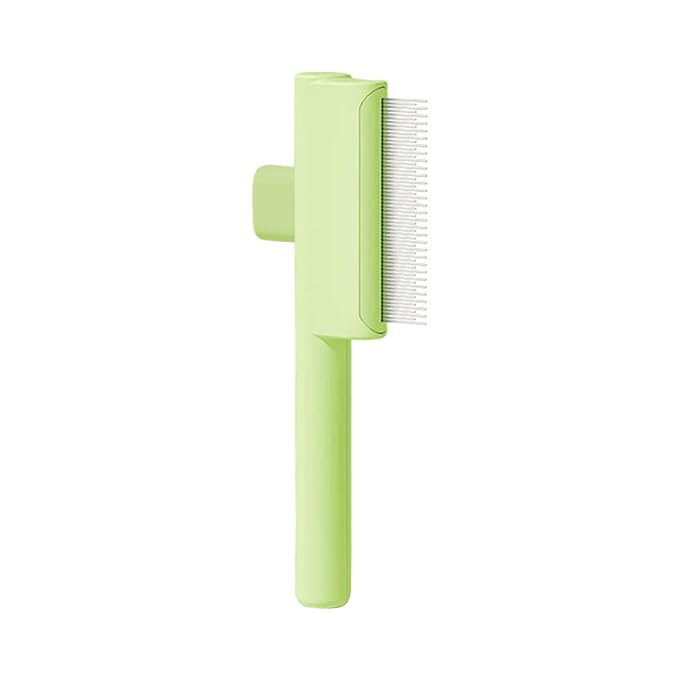 Advanced Pet Deshedding Comb with Massage Tip Quick Releases Button Cats Grooming Brush for Hair Removal Furs Detangling Cats Grooming Tool
