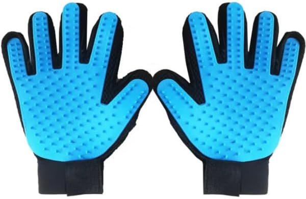 Pet Grooming Gloves (Blue)