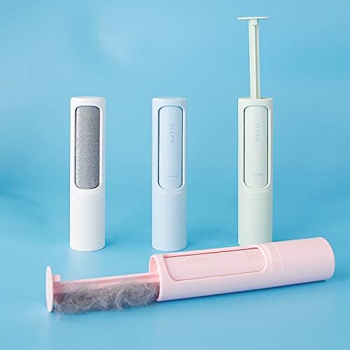 Pet Hair Remover Roller – 360° Self-Cleaning, Reusable Lint Roller for Pet Hair on Couch, Clothes, Car & Bed – Dog & Cat Fur Remover Brush – Pink