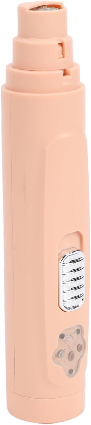Pssopp Pet Nail Grinder, Claw Care Pet Nail Trimmer Toenail Grooming Supplies for Small Medium Large Cats Dogs Grinder, Electric Rechargeable Puppy Nan