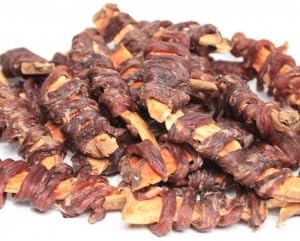 Preen Pets Beef & Sweet Potato Twist Dog Soft Treats - 100% USA Ingredients (8oz)