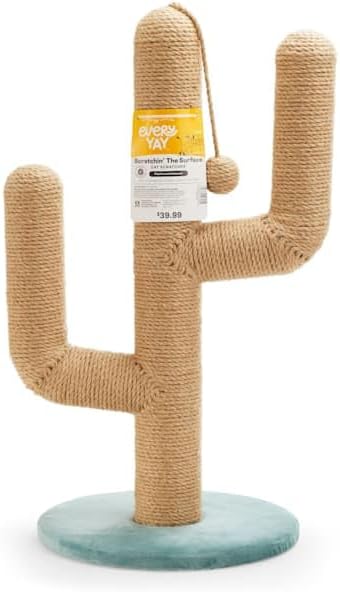 EveryYay by Petco Scratchin' The Surface Cactus Cat Scratcher, 27" H
