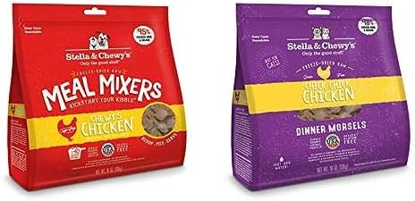 Stella & Chewy's Freeze-Dried Dog + Cat Food Large Bag Bundle