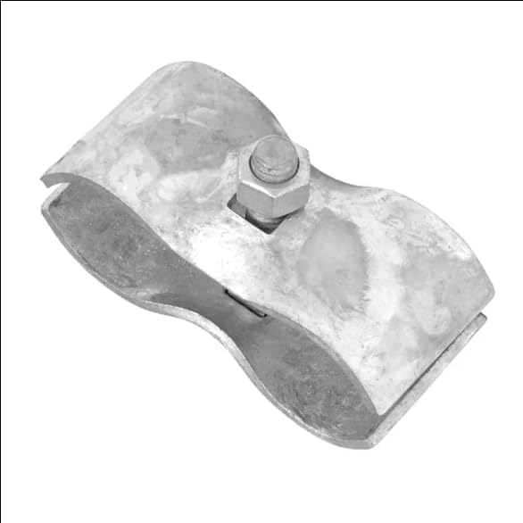 Plutreas Chain Link Fence Panel Clamps 1-3/8" Dog Kennel Panel Clamps for Round Pipe Panel Frame (Set of 20)
